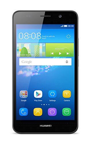 Huawei Y6 Smartphone (5 Zoll (12,7 cm) Touch-Display, 8 GB interner Speicher, Android 5.1) schwarz
