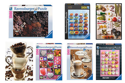 Ravensburger Puzzle 1000 Teile Stilleben Kaffee Dekoration Essen Trinke verschie