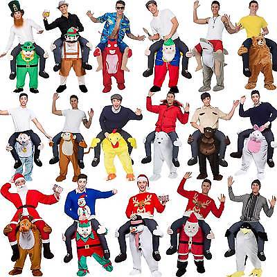 Shoulder Carry Me Piggy Back Ride On Fancy Dress Adult Party Costume Mens Outfit