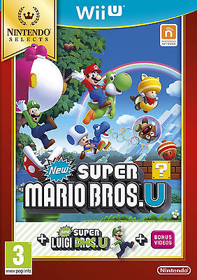 SUPER MARIO BROS & SUPER LUIGI U - Nintendo Selects Wii U - NEW & SEALED