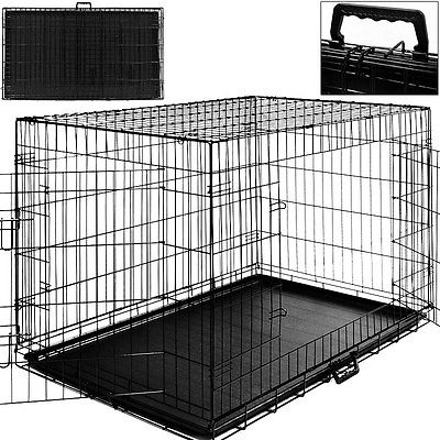 Hundetransportbox Hundebox Transportbox Hundekäfig Gitterbox Haustiere Autobox