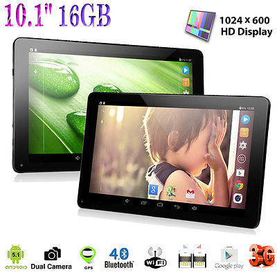 10.1'' Zoll HD OctaCore Dual Kamera 16GB Android 5.1 WLAN+3G Tablet PC BT4.0 PAD