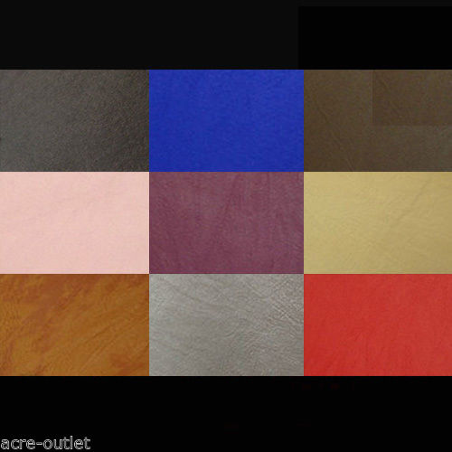FAUX LEATHER VINYL UPHOLSTERY FABRIC LEATHERETTE **FIRE RETARDANT** MATERIAL
