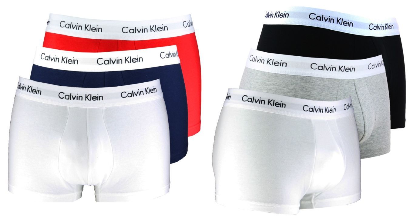 100% Authentic Calvin Klein Men's Trunk Brief Underwear CK Boxers