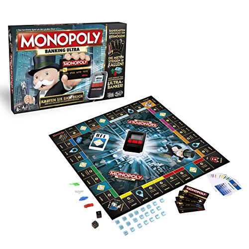 Hasbro B6677100 - Monopoly Banking Ultra, Familienspiel