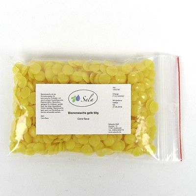 (4,00/100g) Bienenwachs Pastillen/Chips gelb Bienenwachspastillen pharma. Q. 50g