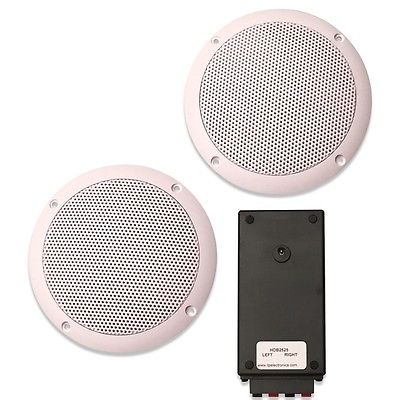  Wireless Bluetooth Ceiling Speakers Waterproof Stereo Kit 60 Watts (S25LW)