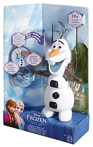 Mattel Disney Princess DGB75 - Minipuppen und Zubehör - Die Eiskönigin Rutsch- und Wackelspaß Olaf