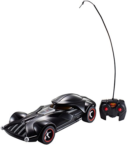 Mattel Hot Wheels FBW75 - Star Wars Darth Vader RC Fahrzeug mit Lights und Sounds inklusive Fernsteuerung