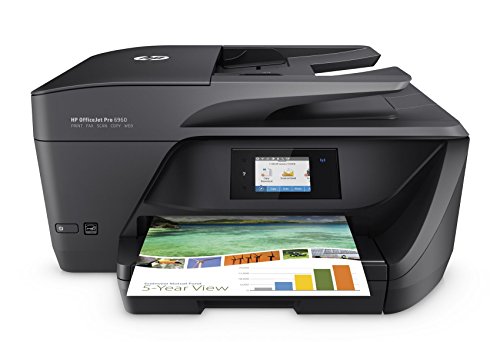 HP OfficeJet Pro 6960 Multifunktionsdrucker (Drucker, Scanner, Kopierer, Fax, HP Instant Ink, WLAN, LAN, HP ePrint, Apple Airprint, USB, 600 x 1200 dpi) schwarz