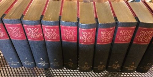 Brockhaus Enzyklopädie 17.Auflage 20 Bände Goldschnitt Sammlung Paket Hardcover