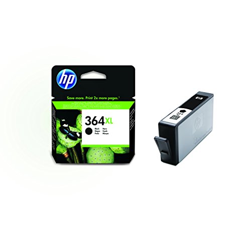 HP 364XL Schwarz Original Druckerpatrone mit hoher Reichweite für HP Photosmart, HP Officejet, HP Deskjet