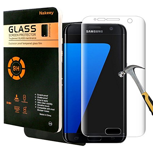 Galaxy S7 Schutzfolie,Nakeey Samsung Galaxy S7 Gehärtetem Glas [Anti-Kratzen] Schutzfolie Panzerglas Hartglas Screen Protector Schutzglas für Samsung Galaxy S7