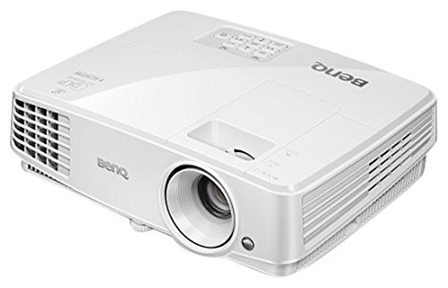 BenQ MS527 DLP-Projektor (3D über HDMI, SVGA, 800 x 600 Pixel, 3300 ANSI-Lumen, Kontrast 13000:1, VGA, Smart Eco) weiß