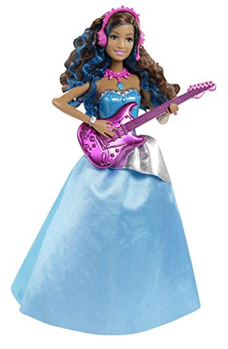 Mattel Barbie CMT04 - eine Prinzessin im Rockstar Camp - Erika mit Gitarre