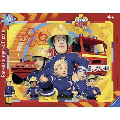 Ravensburger 06114 - Puzzle, Sam, der Feuerwehrmann 33 Teile Kinder ab 4 Jahren