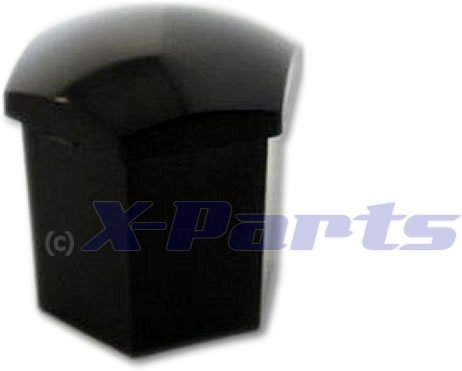 Covering caps for Wheel Bolts for 20x Wheel Nut Caps Black Shaft Length SW17