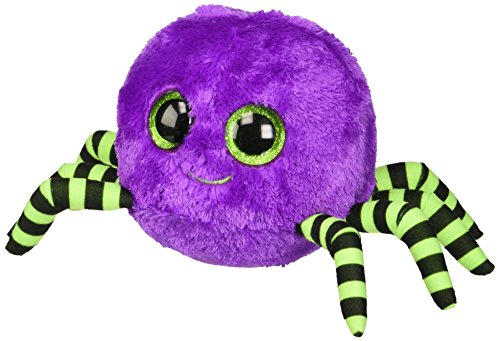 Crawly - Halloween Spinne, 15cm, mit Glitzeraugen, Beanie Boo's, limitiert, farblich sortiert