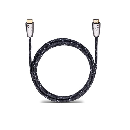 Oehlbach Easy Connect Steel HDMI Kabel | UltraHD 4K 3D HDR | 18 Gbits 2160p | 2.0 2.0a 2.0b 1.4a kompatibel | 1,50 m