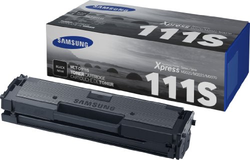 Samsung MLT-D111S/ELS Original Toner (inkl. Trommel, Kompatibel mit: M2020/M2020W, M2022/M2022W, M2070/M2070W, M2070F/M2070FW, M2026/M2026W) schwarz