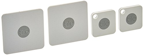 Tile Combo Pack - Tile Mate und Tile Slim Combo Pack. Schlüsselfinder. Brieftaschenfinder. Artikelfinder - 4er-Pack