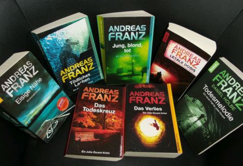 Bücherkiste / Sammlung Krimis / Thriller Andreas Franz *mit Liste