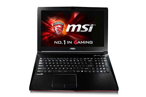 MSI GP62-6QE8H11 0016J5-SKU1003 39,6 cm (15,6 Zoll) Notebook (Intel Core i7 6700HQ, 8GB RAM, 1TB HDD, 128GB SSD, NVIDIA GeForce GTX 950M, Win 10 Home) schwarz