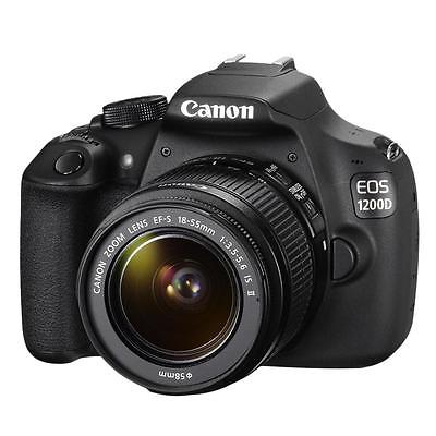 Canon EOS 1200D + EF-S18-55 IS II, Spiegelreflexkamera, 18 MP, schwarz
