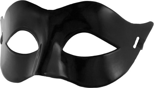 Smartfox Fasching Karneval Venezianische Maske in Schwarz