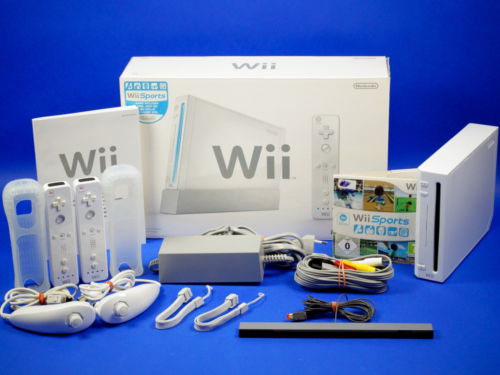 Nintendo Wii Sports Konsole Komplettset für 2 Spieler mit OVP #O59031