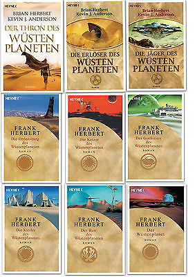 Dune Reihe (Der Wüstenplanet) Band 1,2,3,4,5,6,7,8,9 Frank Herbert,Brian Herbert