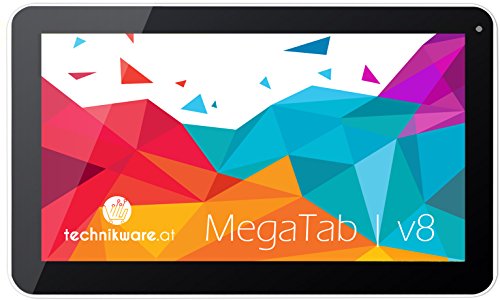 MegaTAB V8 OctaCore 10,1 Zoll 32 GB (2GB RAM, Octa-Core CPU 8x 2.0 GHz, Android 5.1, HDMI, 2x Kamera, WLAN Tablet-PC) Technikware