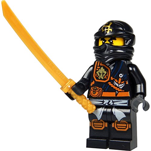 LEGO Ninjago: Minifigur Cole (schwarzer Ninja) mit Katana (Schwert) NEUHEIT 2015