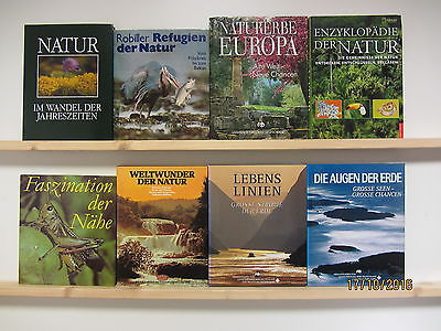 17 Bücher Bildbände Natur Naturparadiese Umwelt Naturschutz Naturwunder Paket 2