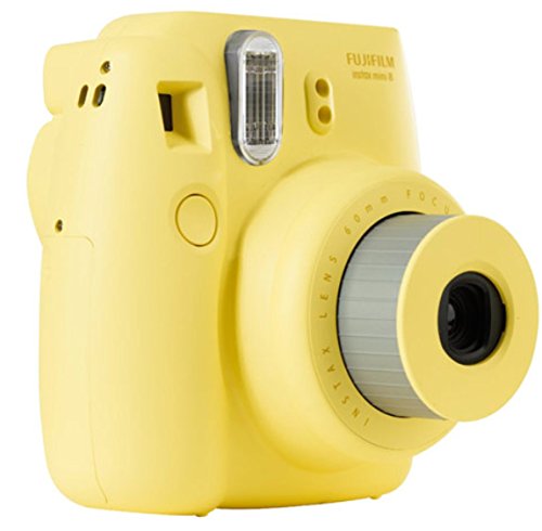 Fujifilm 16427743 Instax Mini 8 Sofortbildkamera (62 x 46 mm) gelb