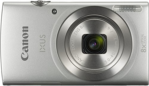 Canon IXUS 175 Kompaktkamera (20 Megapixel, 8-fach optischer Zoom, 16-fach ZoomPlus, 6,8 cm (2,7 Zoll) LCD, Taschenformat) silber