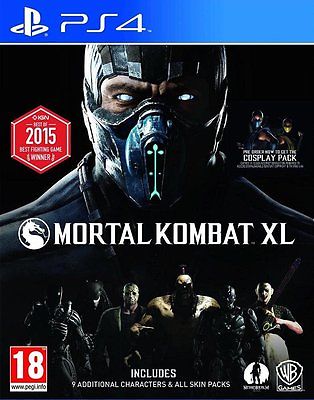 Mortal Kombat XL Videogame For Sony PS4 Console Brand New Sealed 