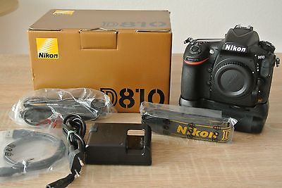 Nikon D D810 36.3MP Digitalkamera - Schwarz (Nur Gehäuse) (aktuellstes Modell)