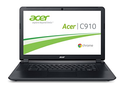 Acer Chromebook C910-354Y 39,6 cm (15,6 Zoll Full HD) Notebook (Intel Core i3-5005U, 4GB RAM, 32GB SSD, Intel HD Graphics 5500, Google Chrome OS) schwarz