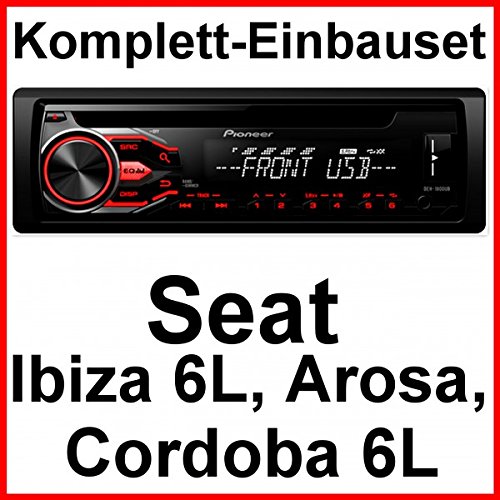 Komplett-Set Seat Ibiza 6L Arosa Cordoba Pioneer DEH-1800UB Autoradio USB MP3