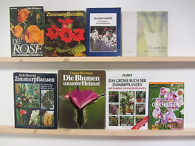 37 Bücher Blumen Pflanzen Zimmerpflanzen Grünpflanzen Gartenpflanzen Stauden