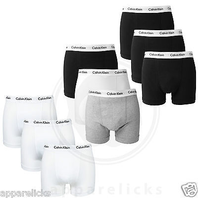 Calvin Klein Men's Boxers CK Trunks Pants Briefs Shorts Underwear - Multipack 3