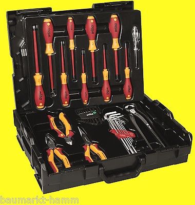 WIHA Werkzeugkoffer Werkzeug Set 31 tlg. in Sortimo Bosch L-Boxx 1  