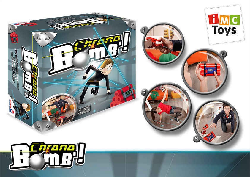 IMC Toys 94765IM Chrono Bomb Bewegungsspiel mit APP Erweiterung