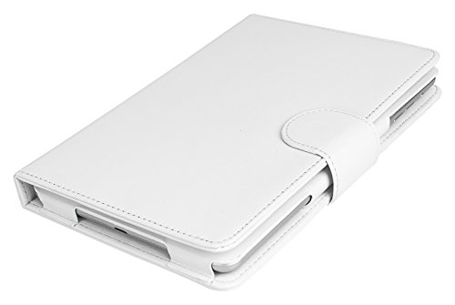 Imperii Electronics Te. 07.0017.02 Schutzhülle mit Bluetooth Tastatur für iPad Mini 1, 2 und 3, Weiß
