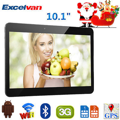 Excelvan 10.1 Zoll HD Dual SIM Android Tablet PC 3G WIFi Phablet Dual Kamera GPS