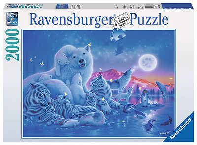 Ravensburger 16606 - Polartiere im Mondschein, 2000 T. Puzzle