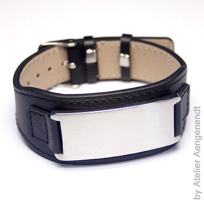 Armband mit individueller Gravur Herrenarmband Damenarmband Unisex Leder LA-B