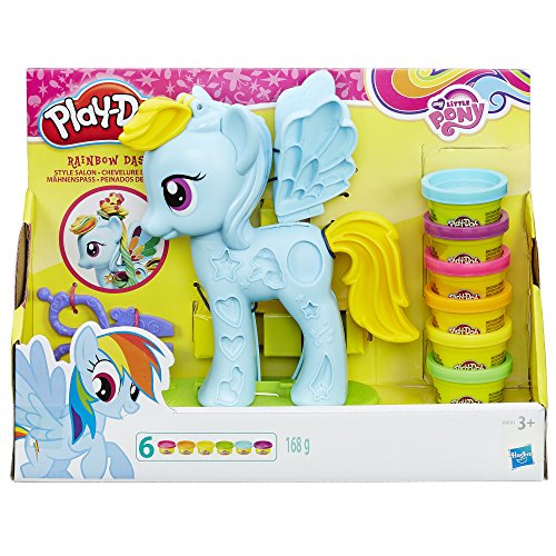 Hasbro Play-Doh B0011EU6 - My Little Pony Rainbow Dash Mähnenspaß, Knete