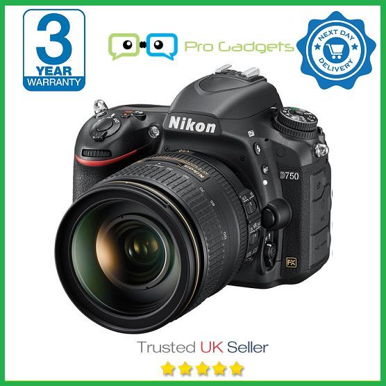 New Nikon D750 DSLR Camera with 24-120mm F4 VR Lens - 3 Year Warranty